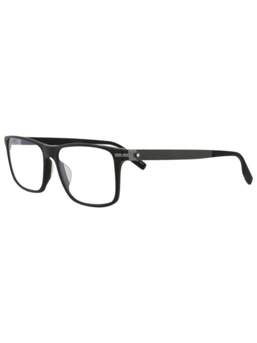 New Montblanc Mens Square/Rectangle Black Black Transparent Fashion Designer Eye